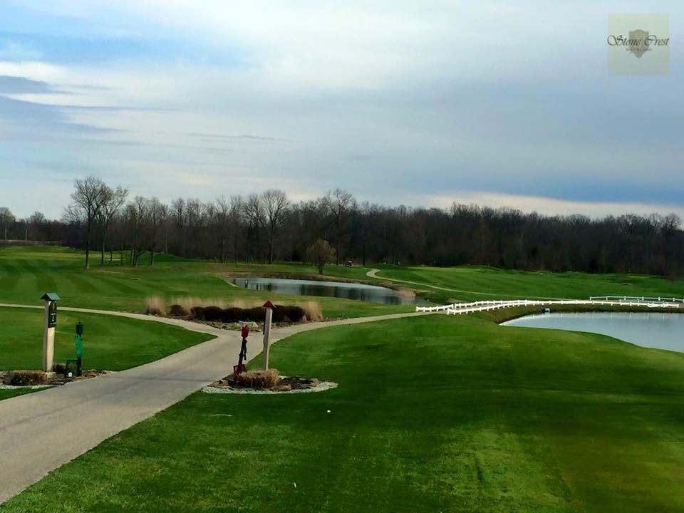 Cart path on golf course